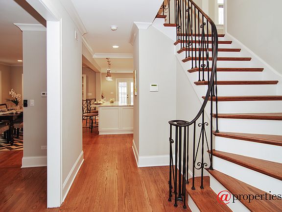 Foyer begins to enunciate the open floor plan.
