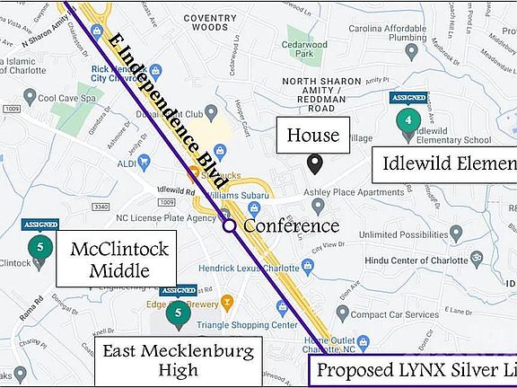 Future Light-rail plans to extend light-rail near the unit