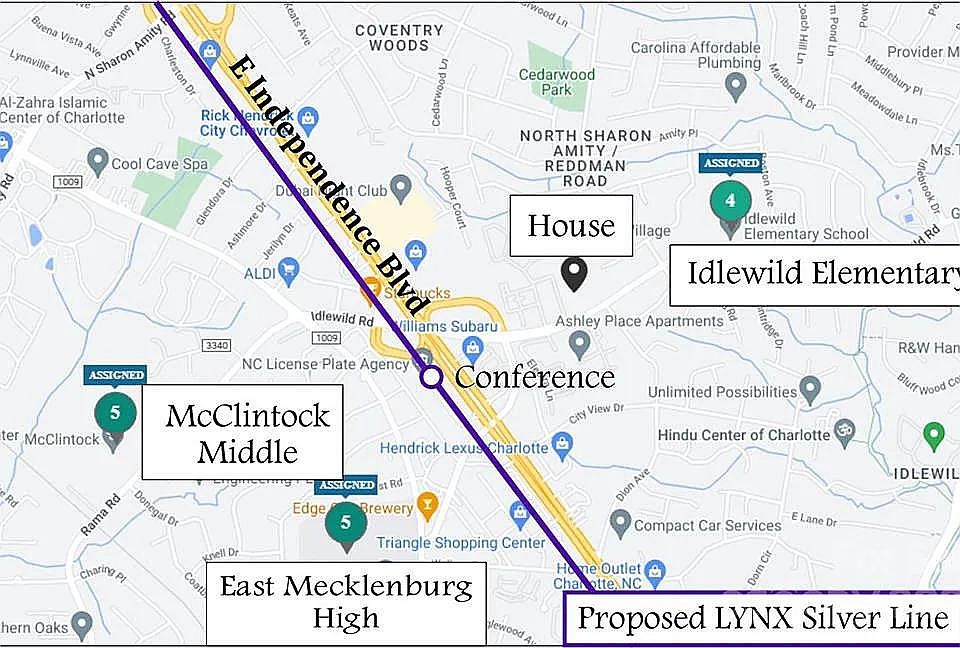 Future Light-rail plans to extend light-rail near the unit