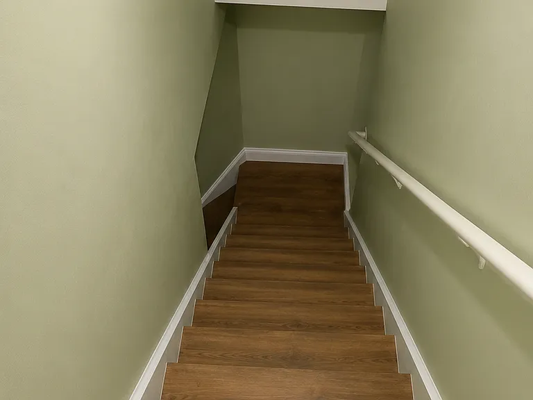 steps to the basement