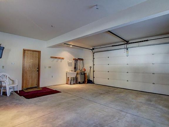 Two car heated garage.