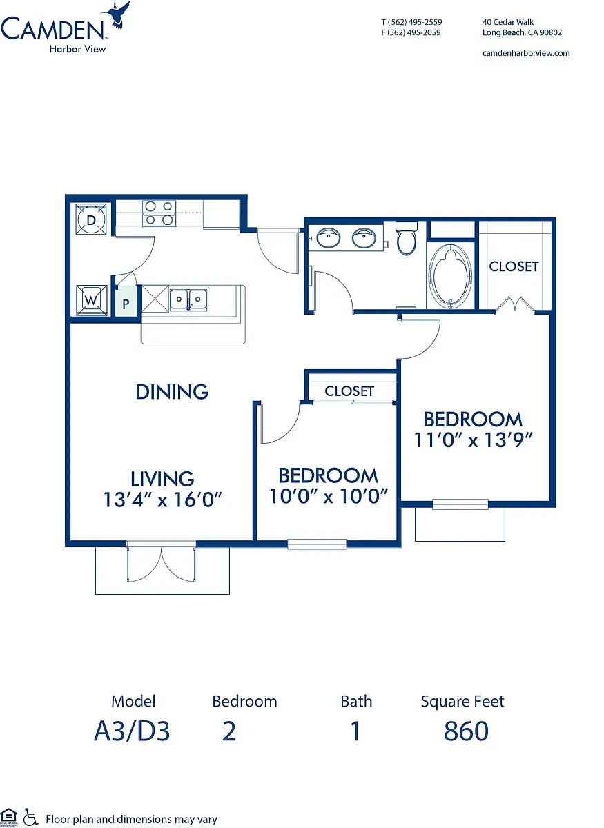 Floor plan A3/D3