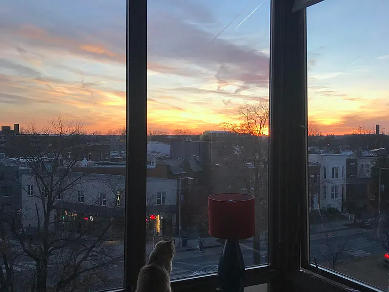Sunset from the unit