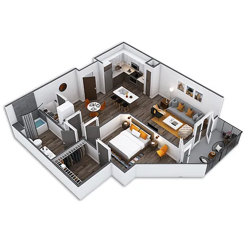 Floor plan Douglas Platinum