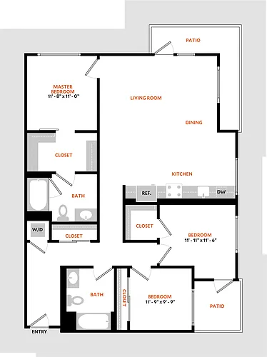 Floor plan Plan 3C