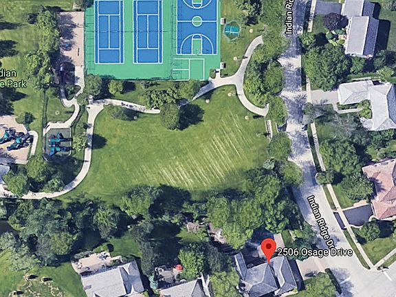 Arial view of park 