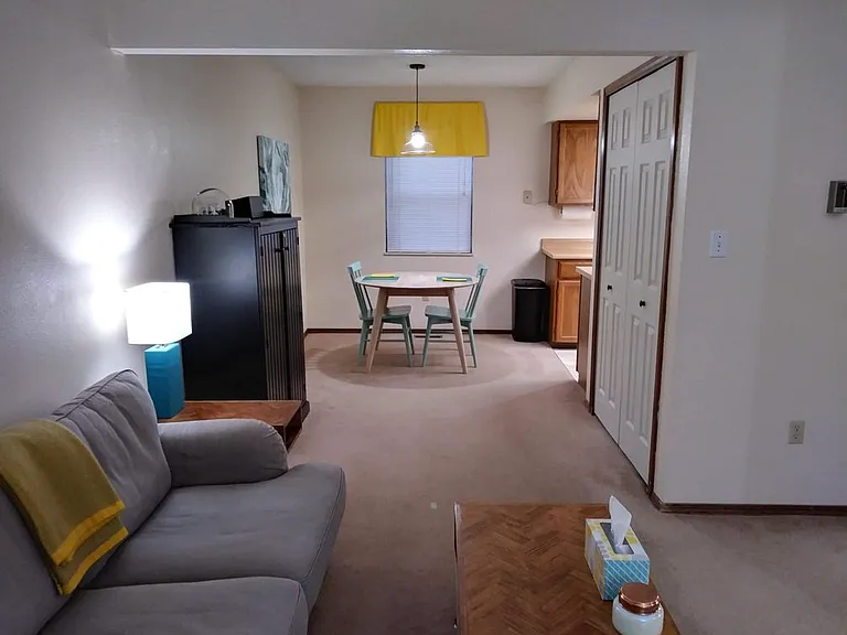 Living room & dining room
