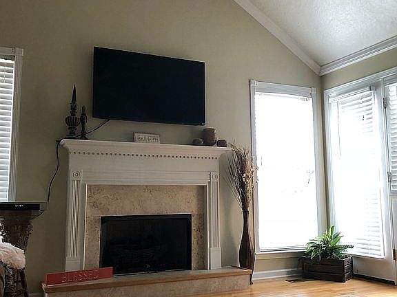Living Room w/Gas Logs