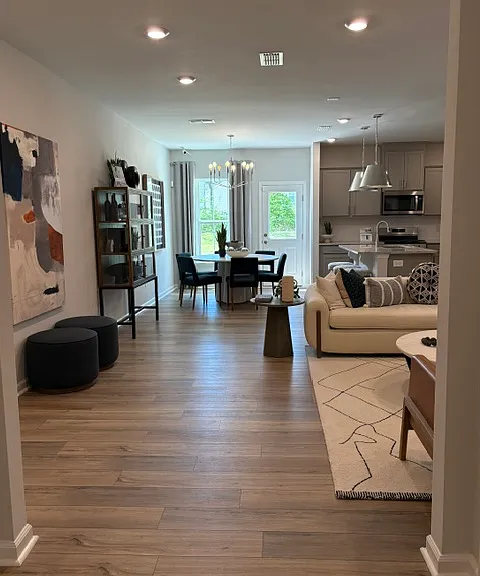 Looking in from foyer--please note all furniture and decor will be removed