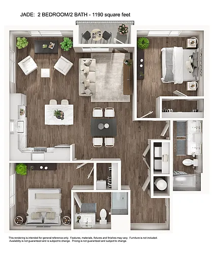Floor plan 2x2 Jade