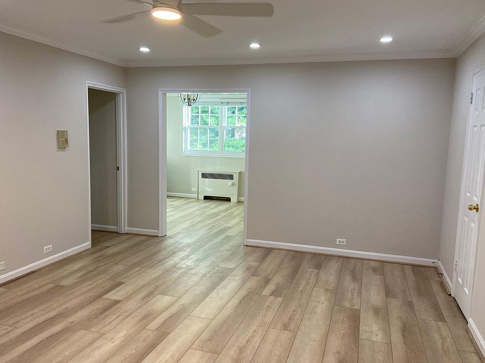 View from living room into dining room