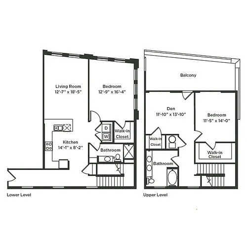 Floor plan 2 Bed Townhouse