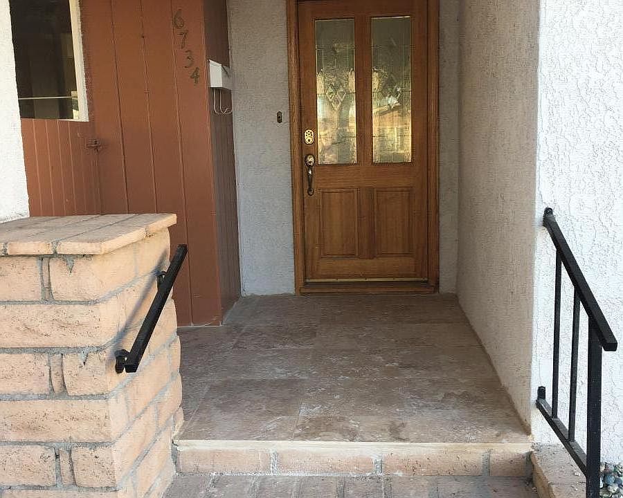 Front door. DO NOT DISTURB CURRENT TENANT!