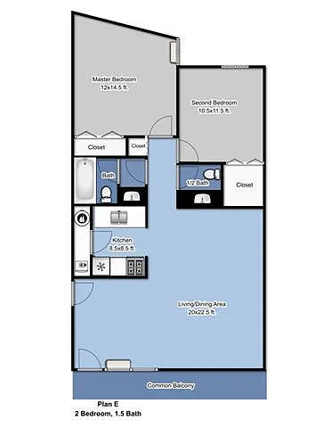 Floor plan Eldred Rock