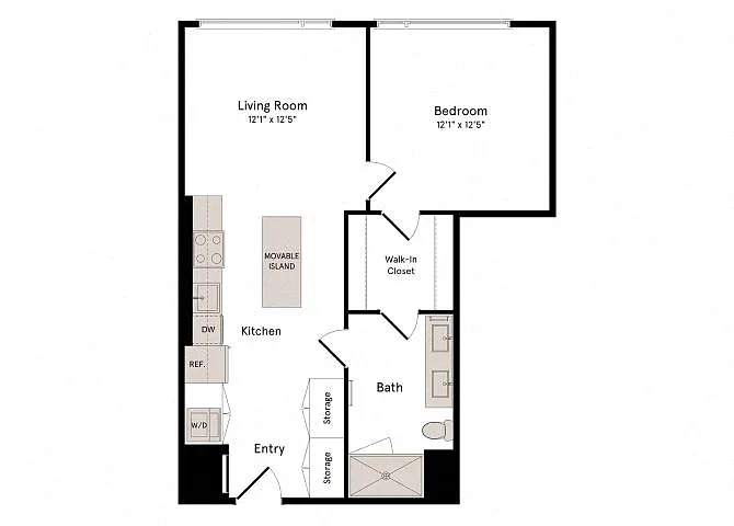 Floor plan 1B1