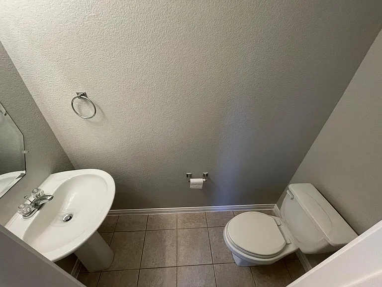 Downstairs restroom