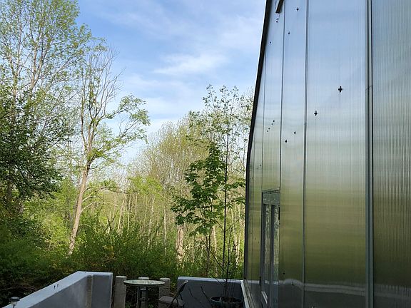 Greenhouse courtyard