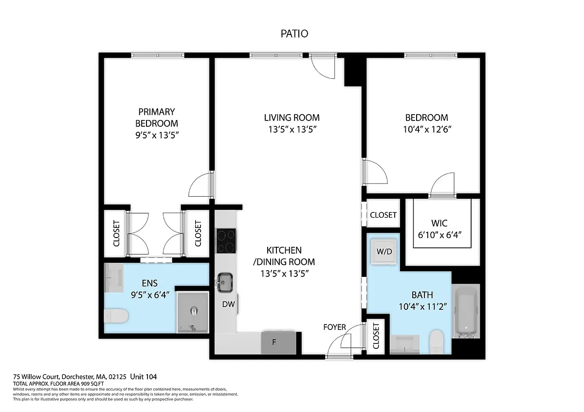 Floor plan 104