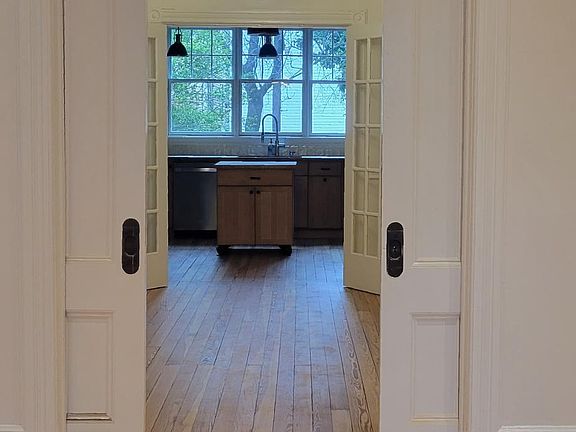 French pocket doors shut for privacy or stay open for open space