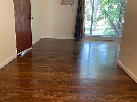 Dining area looking into living room