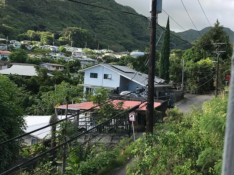 View into valley