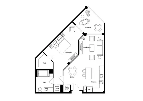 Floor plan A21