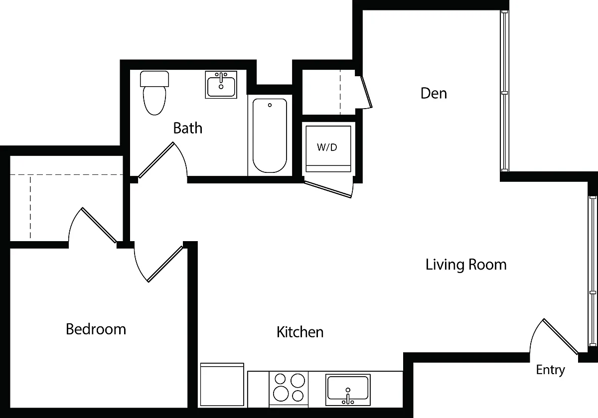 Floor plan Live Work A