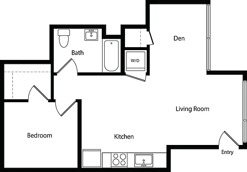 Floor plan Live Work A