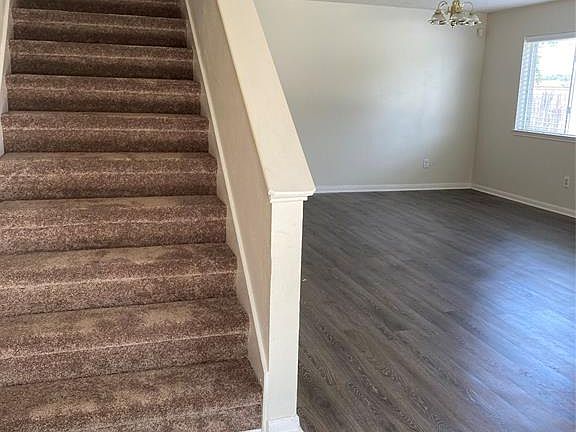 New carpet throughout house