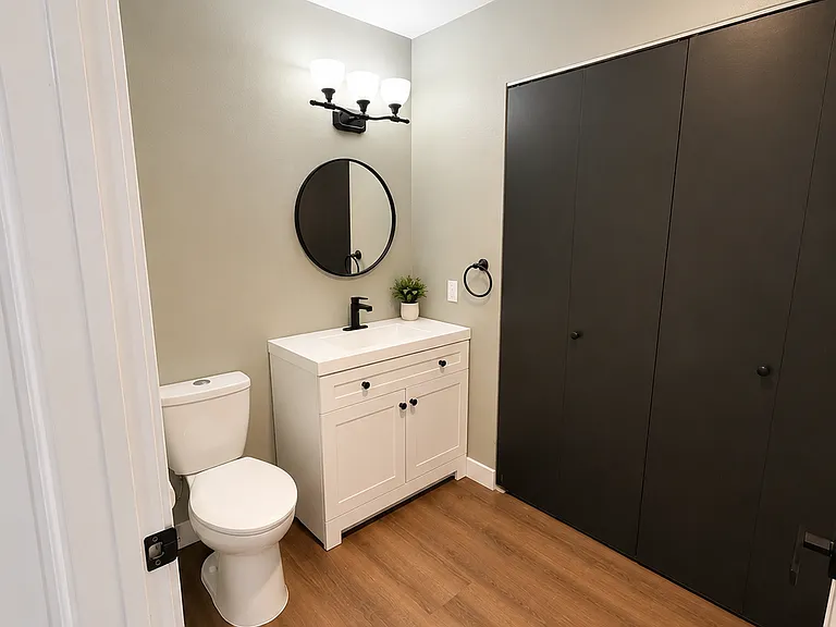 Half bath downstairs