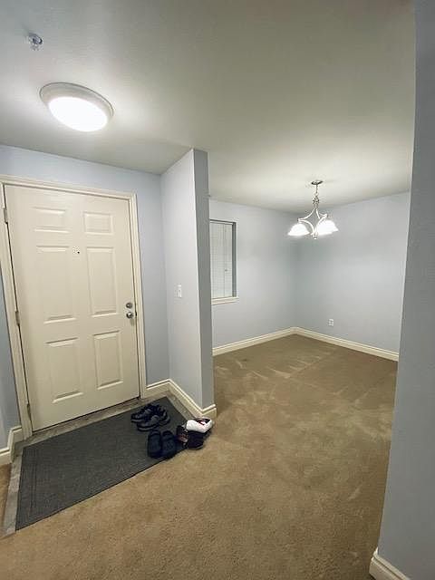 Entry and dining room