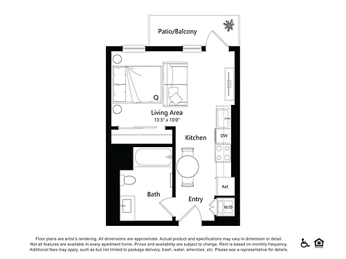 Floor plan BB1.2 - Studio