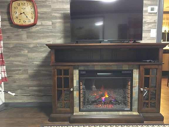 New TV and fireplace; premium cable included