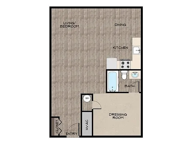 Floor plan Silverado Renovated