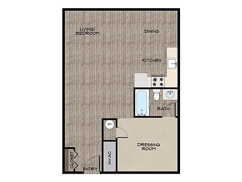 Floor plan Silverado Renovated
