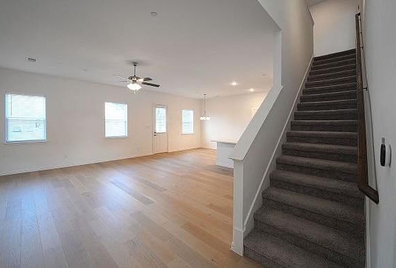 Gorgeous Hardwood Floors Blinds have been installed