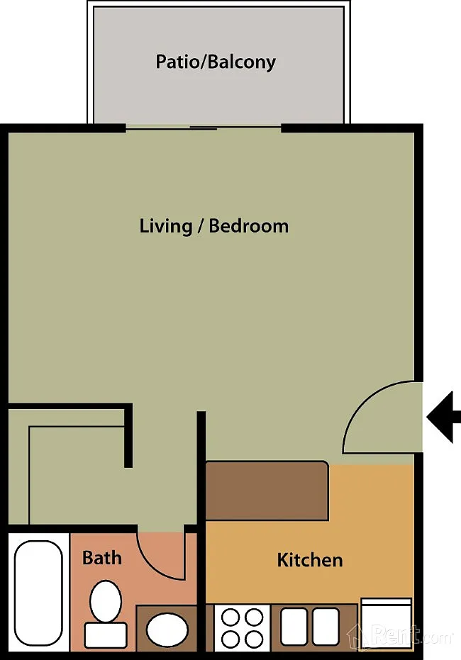 Floor plan Studio