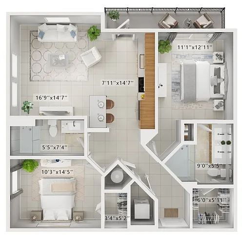 Floor plan Delano