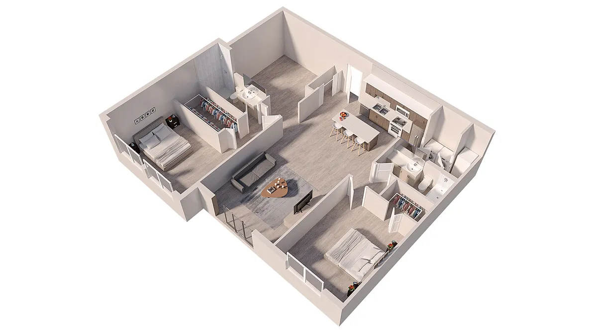 Floor plan 2BRBD