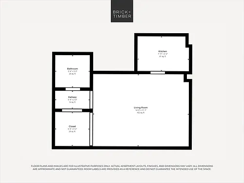 Floor plan Studio
