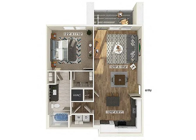 Floor plan A2 Phase 1