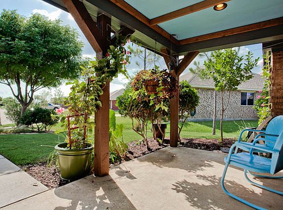 Covered front porch