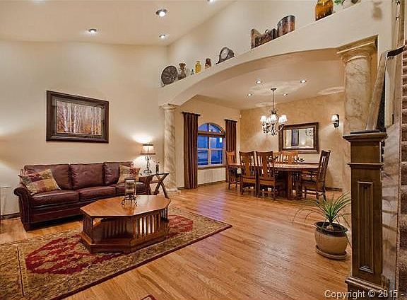 Archway into Formal Dining Rm