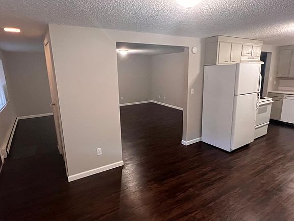 View from dining room into living room