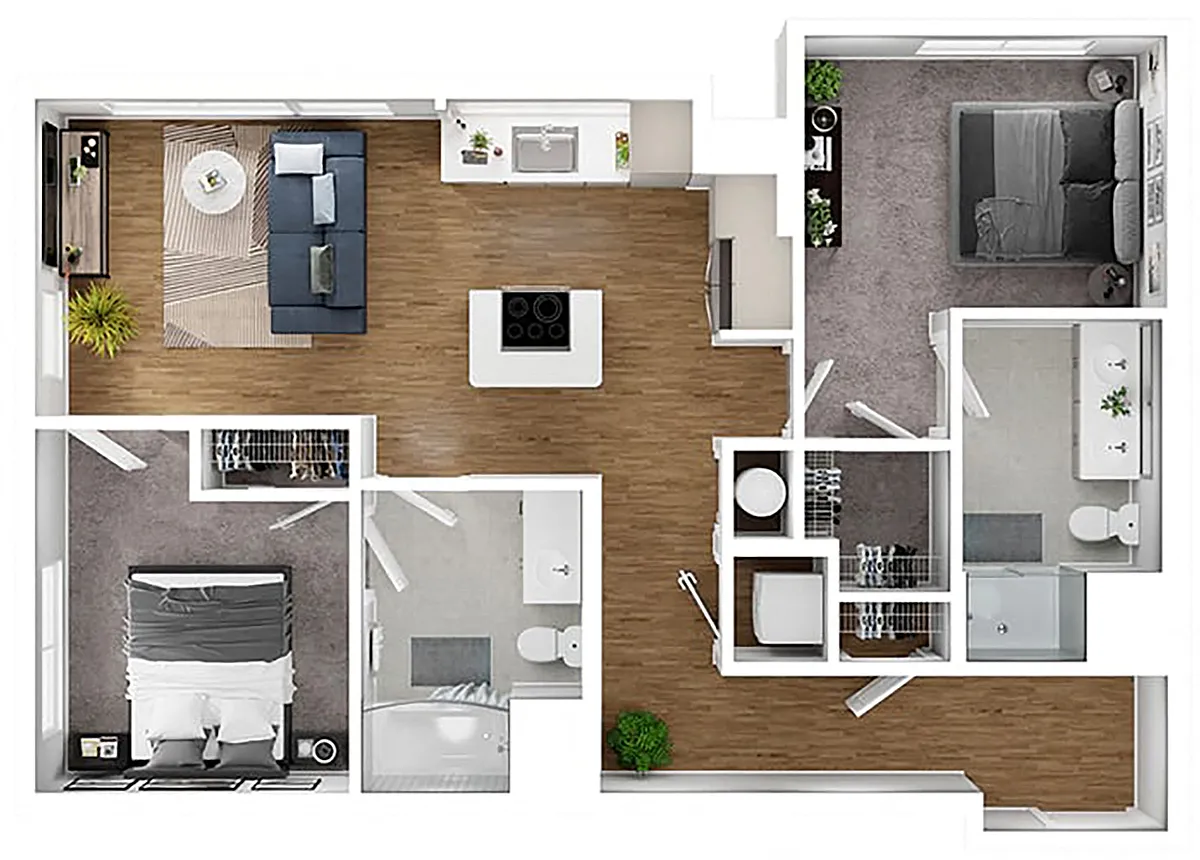Floor plan B1