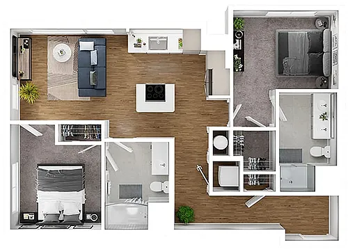 Floor plan B1