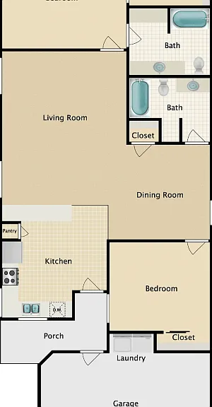 Plan A Floorplan Diagram