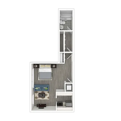 Floor plan Studio E