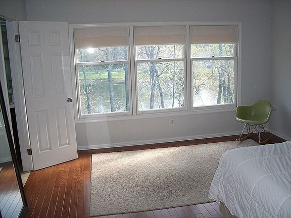 Master bdrm creek view