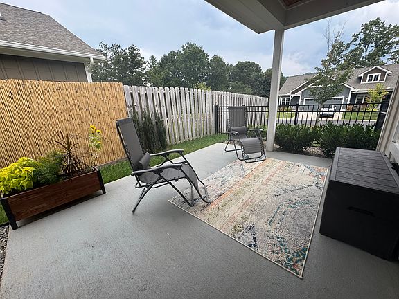 Fenced Back Porch